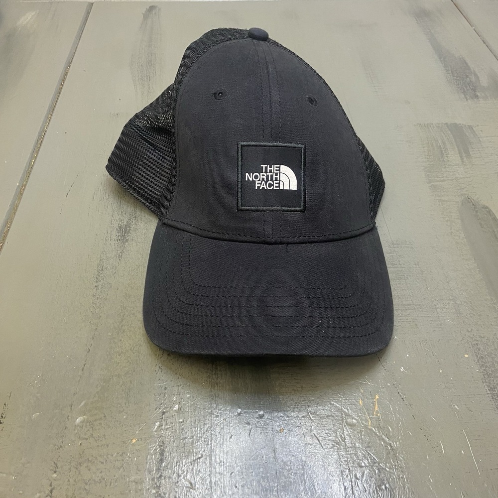 THE NORTH FACE Mesh Trucker Hat Black Snapback Outdoor Hiking Cap OSFA